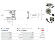 Elektromagnetický spínač pre żtartér AS-PL SS2097P