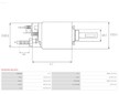 Elektromagnetický spínač, startér AS-PL SS3030(VALEO)