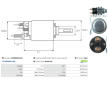 Elektromagnetický spínač pre żtartér AS-PL SS3068(VALEO)