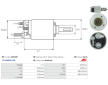 Elektromagnetický spínač pre żtartér AS-PL SS3163P
