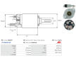 Elektromagnetický spínač pre żtartér AS-PL SS4071P
