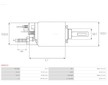 Elektromagnetický spínač, startér AS-PL SS5013