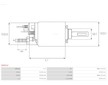 Elektromagnetický spínač, startér AS-PL SS5014