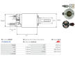 Elektromagnetický spínač pre żtartér AS-PL SS5022P