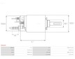 Elektromagnetický spínač, startér AS-PL SS5029