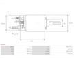 Elektromagnetický spínač, startér AS-PL SS5043