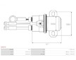 Elektromagnetický spínač, startér AS-PL SS5070