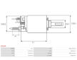 Elektromagnetický spínač, startér AS-PL SS5105