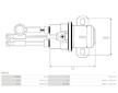 Elektromagnetický spínač, startér AS-PL SS5121