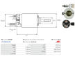 Elektromagnetický spínač pre żtartér AS-PL SS5138P