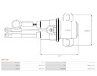 Elektromagnetický spínač, startér AS-PL SS5170S