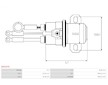 Elektromagnetický spínač, startér AS-PL SS5197S