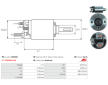 Elektromagnetický spínač pre żtartér AS-PL SS5220S