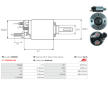 Elektromagnetický spínač pre żtartér AS-PL SS5222S
