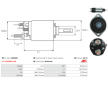 Elektromagnetický spínač pre żtartér AS-PL SS5260S