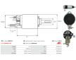 Elektromagnetický spínač pre żtartér AS-PL SS5277S