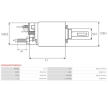 Elektromagnetický spínač, startér AS-PL SS5314(MITSUBISHI)