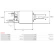 Elektromagnetický spínač, startér AS-PL SS5331P