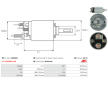 Elektromagnetický spínač pre żtartér AS-PL SS5352S