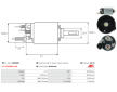 Elektromagnetický spínač pre żtartér AS-PL SS5369S