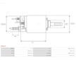 Elektromagnetický spínač, startér AS-PL SS6015