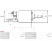 Elektromagnetický spínač pre żtartér AS-PL SS6026