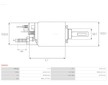 Elektromagnetický spínač, startér AS-PL SS6051