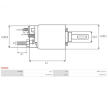 Elektromagnetický spínač, startér AS-PL SS9040