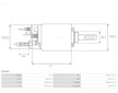 Elektromagnetický spínač, startér AS-PL SS9056