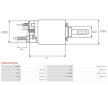 Elektromagnetický spínač pre żtartér AS-PL SS9070(LETRIKA)