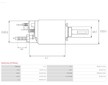 Elektromagnetický spínač, startér AS-PL SS9103(LETRIKA)