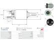 Elektromagnetický spínač pre żtartér AS-PL SS9122P