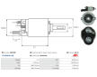Elektromagnetický spínač pre żtartér AS-PL SS9152P