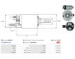 Elektromagnetický spínač pre żtartér AS-PL SS9210P
