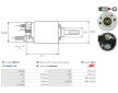 Elektromagnetický spínač pre żtartér AS-PL SS9211P