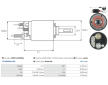 Elektromagnetický spínač pre żtartér AS-PL SS9311(LETRIKA)