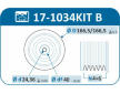 Sada remenice, klikova hridel IJS GROUP 17-1034KIT B