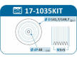 Sada remenice, klikova hridel IJS GROUP 17-1035KIT