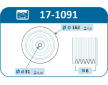 remenice, klikovy hridel IJS GROUP 17-1091