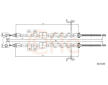 Tažné lanko, parkovací brzda COFLE 92.10.5335