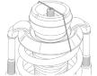 Přidržovač, tlumič GEDORE KL-0029-1303