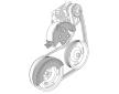 Montazni naradi, klinovy zebrovy remen GEDORE KL-0183-71 K
