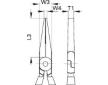 Ploché kleżtě GEDORE 8120-160 JC