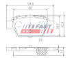 Sada brzdových destiček, kotoučová brzda FAST FT29115