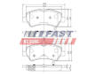 Sada brzdových destiček, kotoučová brzda FAST FT29545