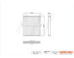 Filtr, vzduch v interiéru Dr!ve+ DP1110.12.0362