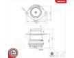 Zaveseni motoru ESEN SKV 75SKV010