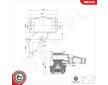 Zaveseni motoru ESEN SKV 75SKV085