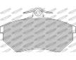 Sada brzdových destiček, kotoučová brzda FERODO RACING FCP775R