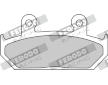 Sada brzdových destiček, kotoučová brzda FERODO RACING FDB663P